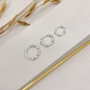 Brinco Trio de Argolas Torcidas