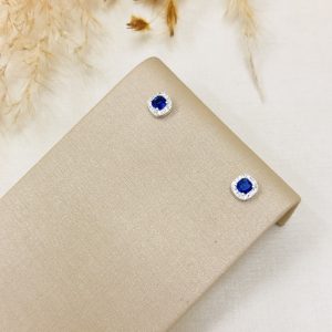 Brinco Ponto de luz quadrado