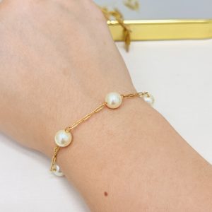 Pulseira Bolas de Pérolas