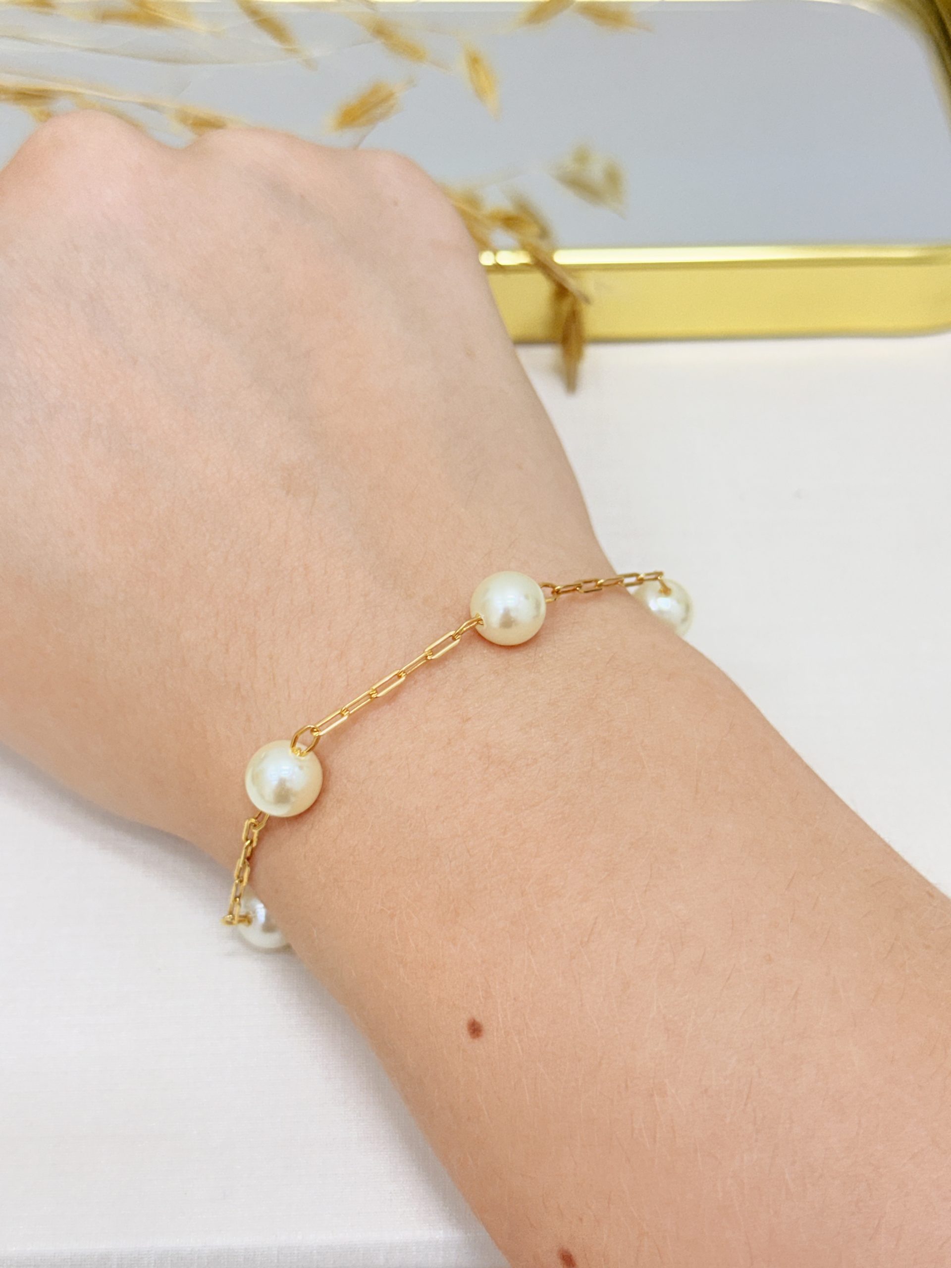 Pulseira Bolas de Pérolas