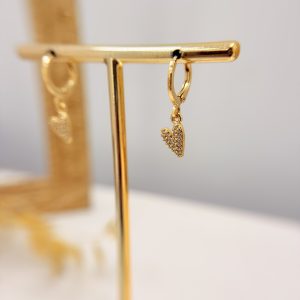 Brinco Coração Esticadinho