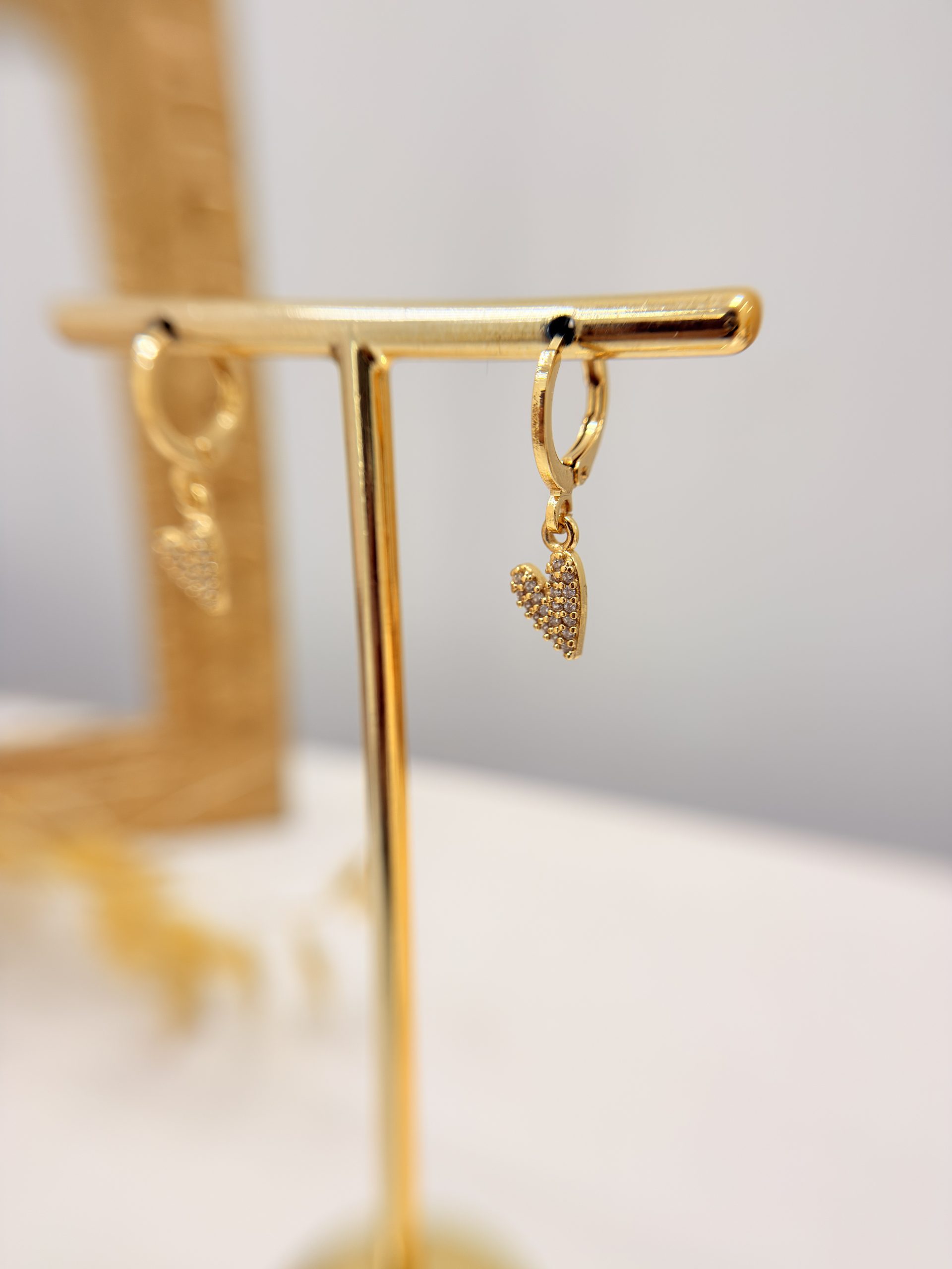 Brinco Coração Esticadinho