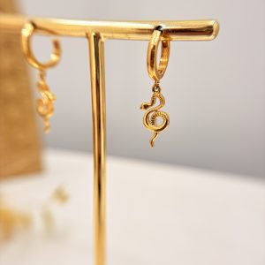 Brinco Pingente de Cobra