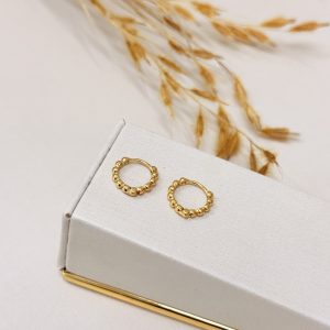 Brinco  Argola Bolinha