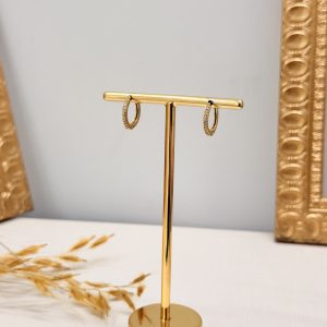 Brinco Argola Cravejada