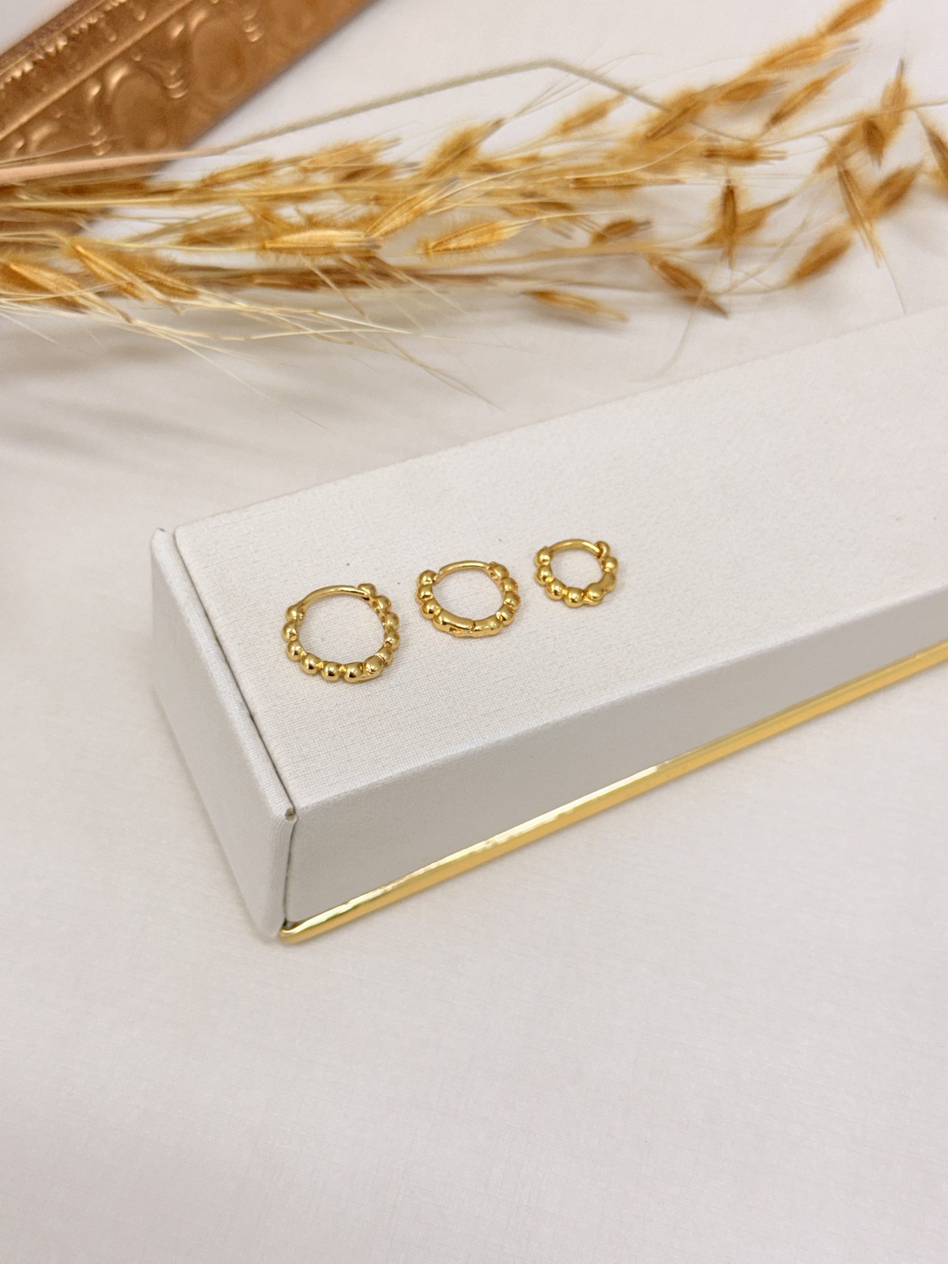 Brinco Trio Argola Bolinha