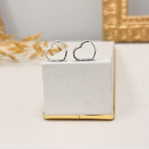 Brinco Argola Click Coracão