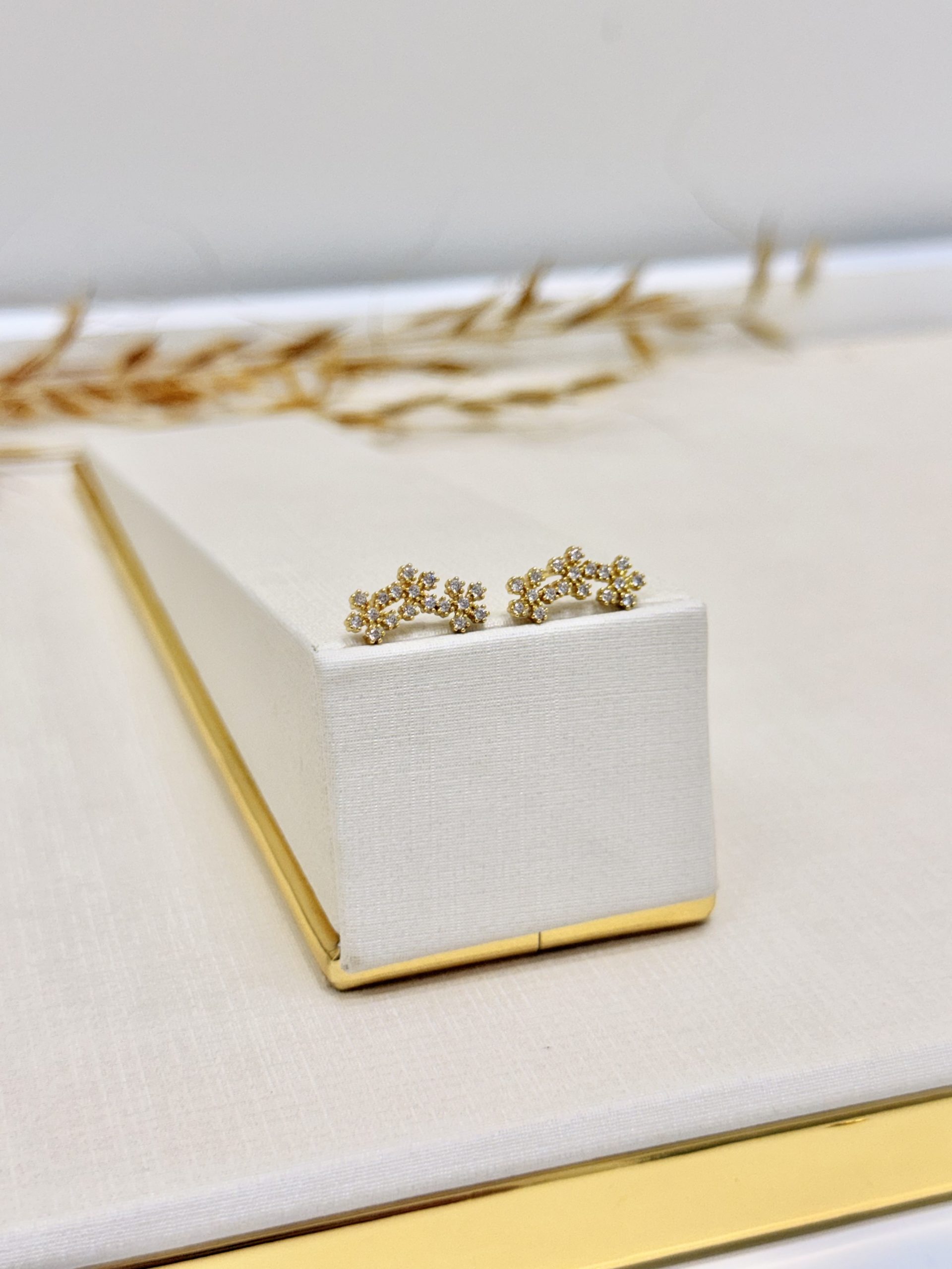 Brinco Ear Cuff Flores