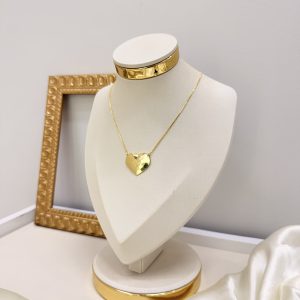 Colar Pingente Coração Grande