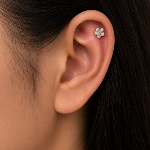 Piercing Titânio Mini flor