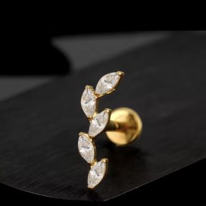 Piercing Titânio 5 Pétalas