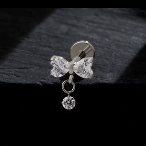 Piercing Titânio Laço Pingente