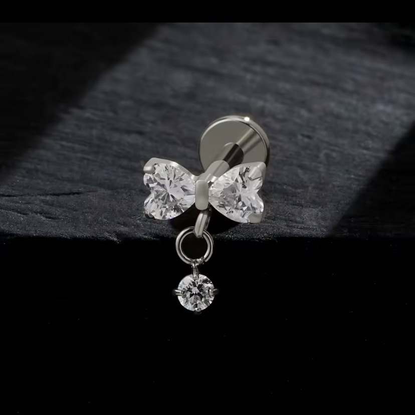 Piercing Titânio Laço Pingente